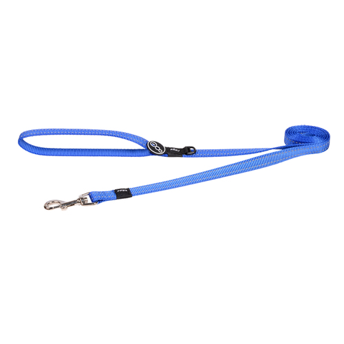 Rogz Classic Reflective Dog Safety Lead Blue Medium