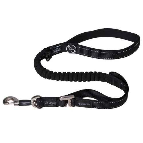 Rogz Control Shock Absorbing Bungee Dog Lead Black XL