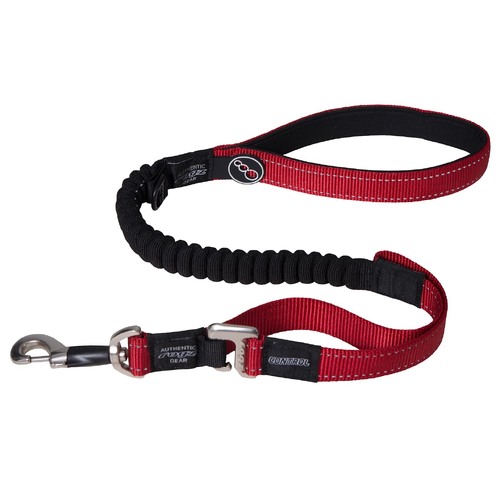 Rogz Control Shock Absorbing Bungee Dog Lead Red XL