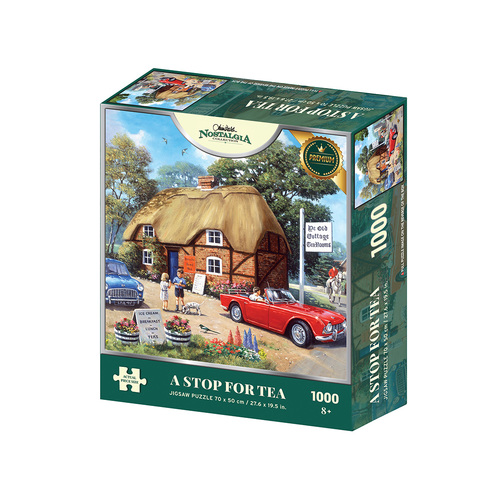 Holdson Nostalgia A Stop for Tea Jigsaw Puzzle for Ages 8+ 1000pcs (HOL330794)