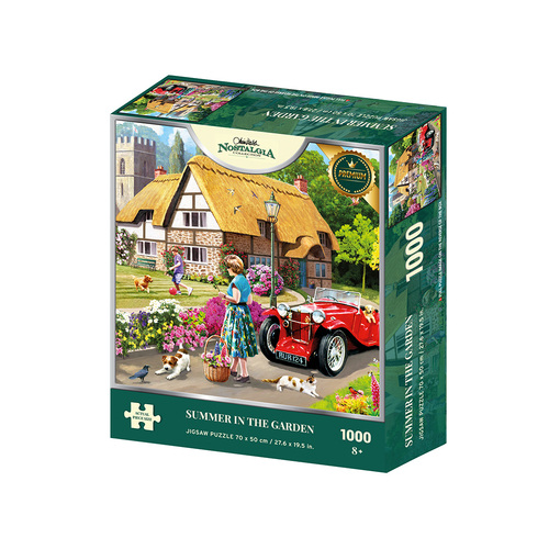 Holdson Nostalgia Summer in the Garden Jigsaw Puzzle 1000 Pieces (HOL331074)
