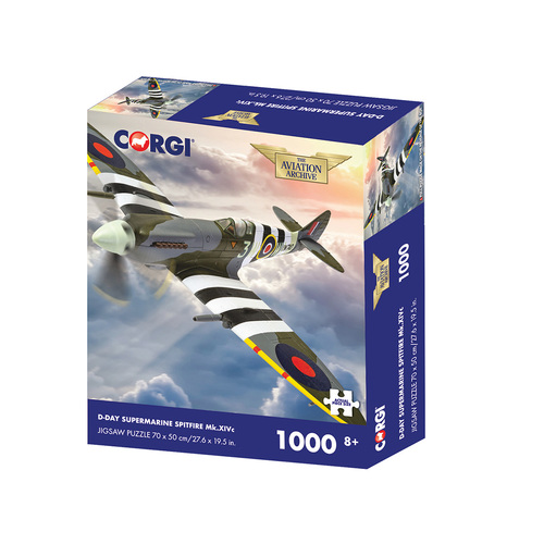 Holdson Corgi D-Day Supermarine Spitfire Mk.XIVC Jigsaw Puzzle 1000p (HOL331579)