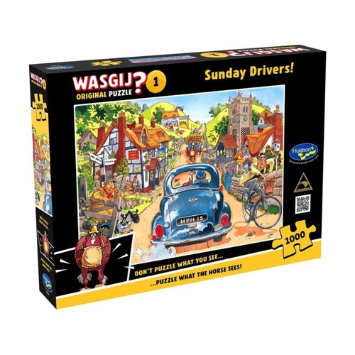 Holdson Wasgij? Original 1 Sunday Drivers! Jigsaw Puzzle 1000 Pieces