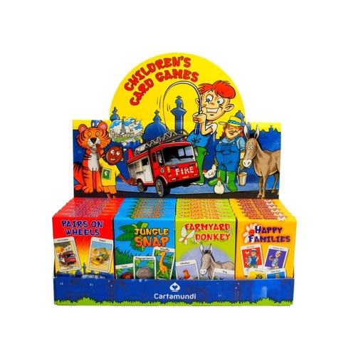 Children's Card Games Assorted 24pcs (HOL680526)