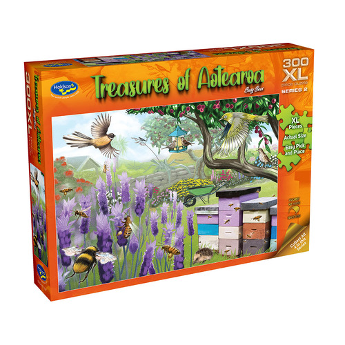 Holdson Treasures of Aotearoa Busy Bees Jigsaw Puzzle XL 300pcs (HOL730575)
