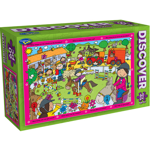 Holdson Discover Pony Show Jigsaw Puzzle for Ages 4+ 60 Pieces (HOL730865)