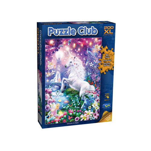 Holdson Puzzle Club Unicorn & Fairy Jigsaw Puzzle XL 200pcs (HOL731671)