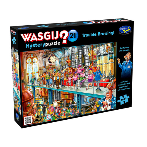 Holdson Wasgij Mystery 21 Trouble Brewing Jigsaw Puzzle 1000pcs (HOL774364)
