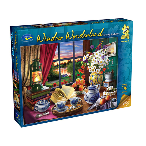 Holdson Window Wonderland Evening Tea Party Jigsaw Puzzle 1000pcs (HOL774531)