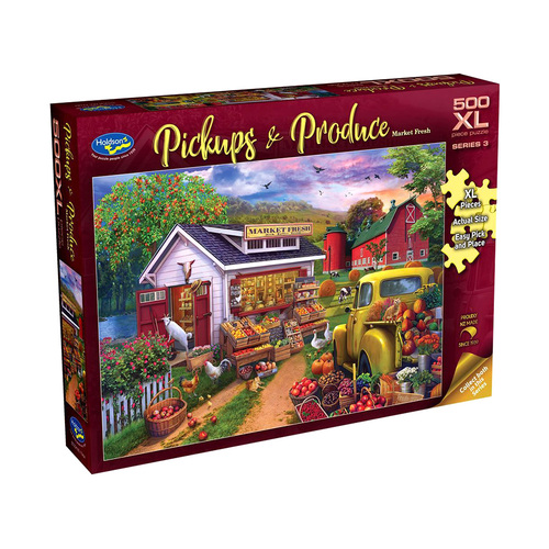 Holdson Pickups & Produce Market Fresh Jigsaw Puzzle XL 500pcs (HOL774647)