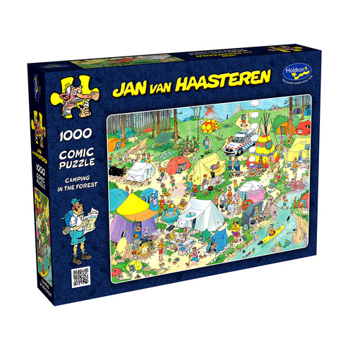 Holdson Jan Van Haasteren Camping in the Forest Jigsaw Puzzle 1000pc (HOL774951)