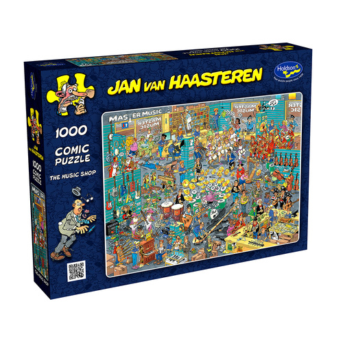Holdson Jan Van Haasteren The Music Shop Jigsaw Puzzle 1000pcs (HOL774982)