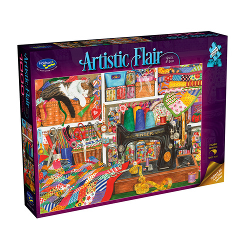 Holdson Artistic Flair Quilt & Sew Jigsaw Puzzle 1000pcs (HOL775064)