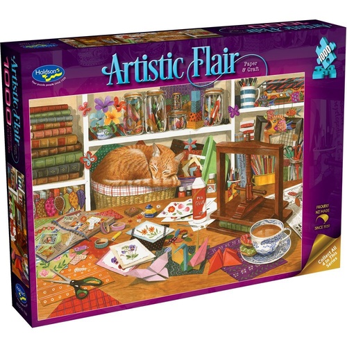 Holdson Artistic Flair Paper & Craft Jigsaw Puzzle 1000 Pieces (HOL775088)