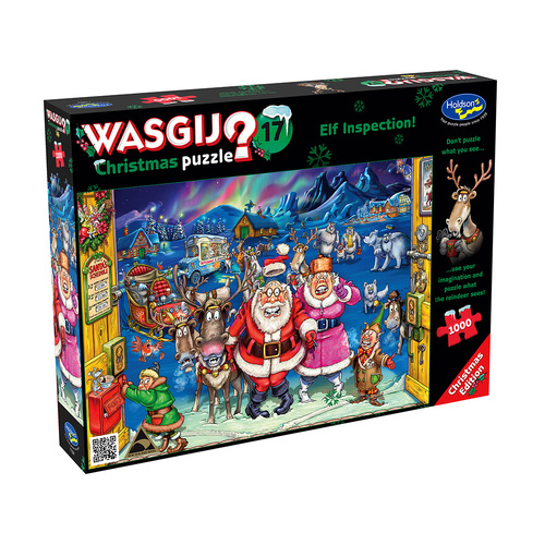 Holdson Wasgij Christmas 17 Elf Inspection Jigsaw Puzzle 1000pcs (HOL775095)
