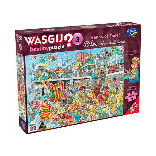 Holdson Wasgij Retro Destiny 3 Sands of Time Jigsaw Puzzle XL 500pcs (HOL775149)