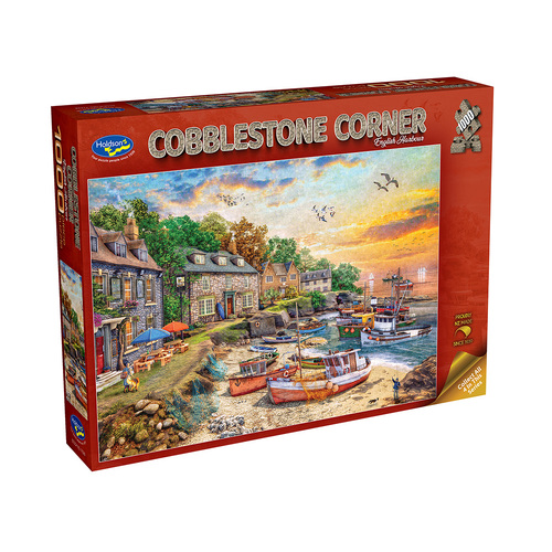 Holdson Cobblestone Corner English Harbour Jigsaw Puzzle 1000pcs (HOL775262)