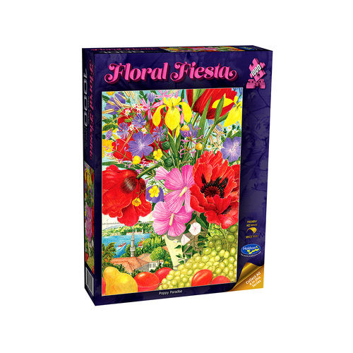 Holdson Floral Fiesta Poppy Paradise Jigsaw Puzzle 1000pcs (HOL775576)