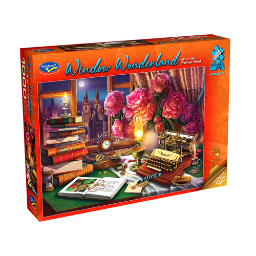 Holdson Window Wonderland Art of the Written Word Jigsaw Puzzle (HOL775590)