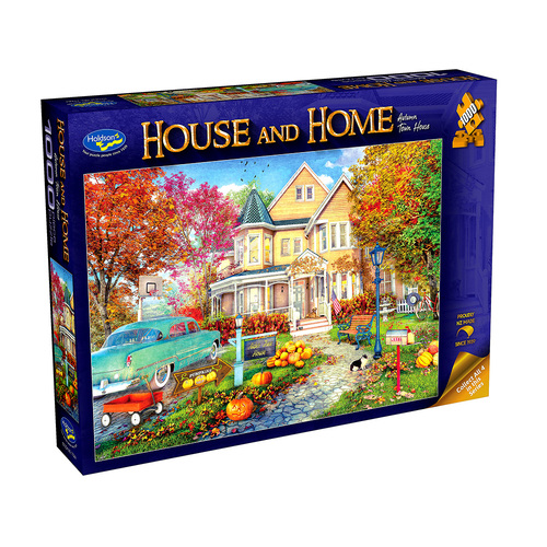 Holdson House & Home Autumn Town House Jigsaw Puzzle 1000pcs (HOL775644)