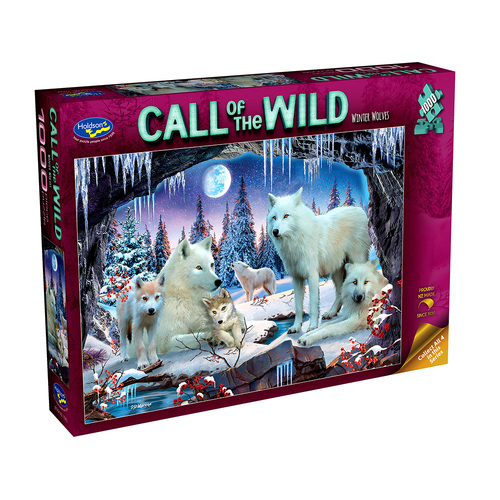 Holdson Call of the Wild Winter Wolves Jigsaw Puzzle 1000pcs (HOL775729)