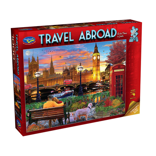 Holdson Travel Abroad On the Thames in London Jigsaw Puzzle 1000pcs (HOL775767)