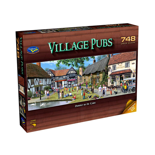 Holdson Village Pubs Summer of the Lawn Jigsaw Puzzle 748pcs (HOL776191)