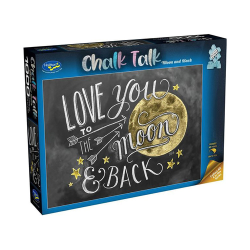 Holdson Chalk Talk Moon & Back Jigsaw Puzzle 1000 Pieces (HOL776238)