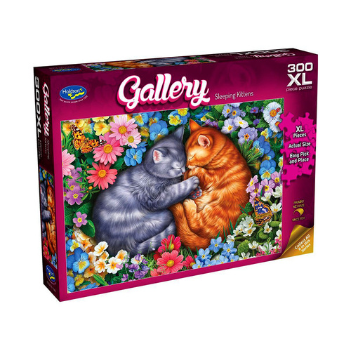 Holdson Gallery Series 10 Sleeping Kittens Jigsaw Puzzle XL 300pcs (HOL776863)