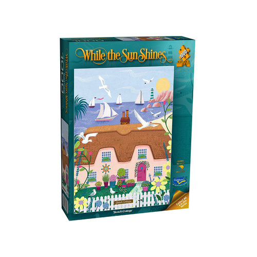 Holdson While the Sun Shines Beach Cottage Jigsaw Puzzle 1000pcs (HOL776962)