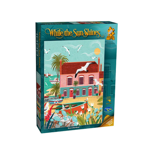 Holdson While the Sun Shines Boat Harbour Jigsaw Puzzle 1000pcs (HOL776979)