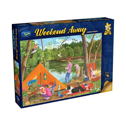 Holdson Weekend Away Lakeside Camping Jigsaw Puzzle 1000pcs (HOL777280)