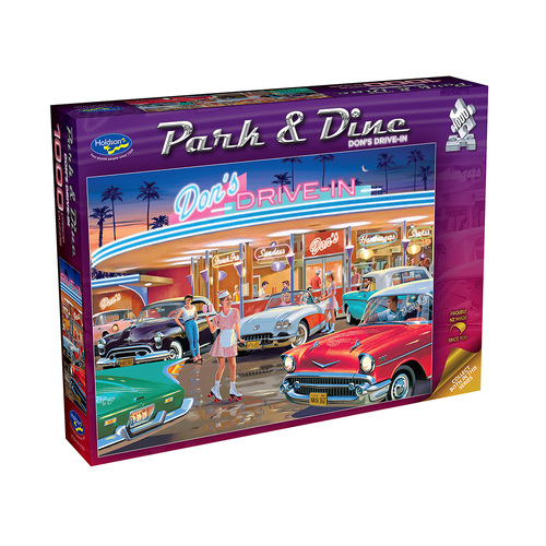Holdson Park & Dine Dons Drive-In Jigsaw Puzzle 1000pcs (HOL777631)