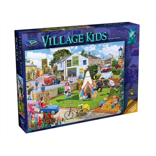 Holdson Village Kids: Summer Games Jigsaw Puzzle 1000 Pieces