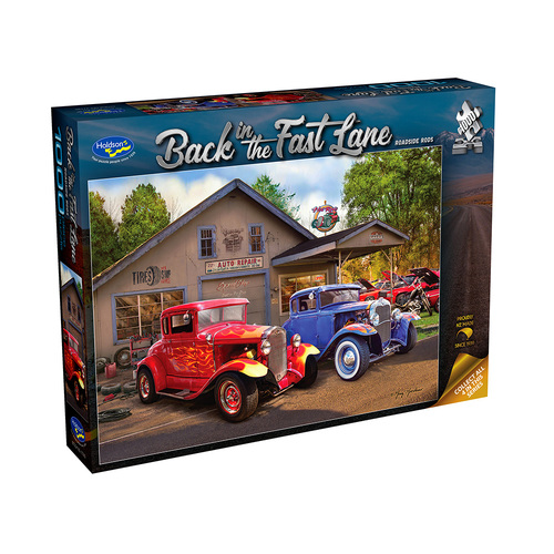 Holdson Back in the Fast Lane Roadside Rods Jigsaw Puzzle 1000pcs (HOL777907)
