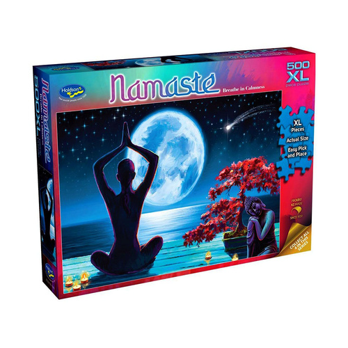 Holdson Namaste Breathe in Calmness Jigsaw Puzzle XL 500 Pieces (HOL778126)