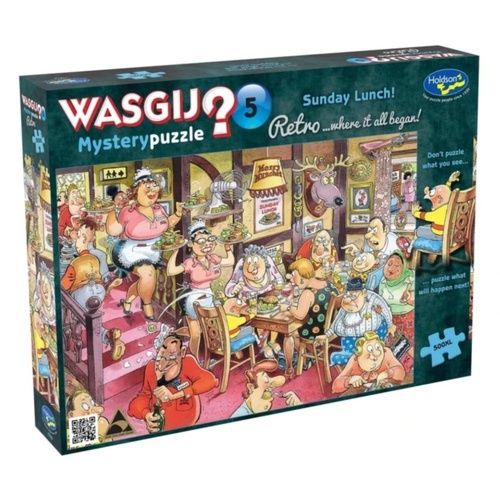Holdson Wasgij? Mystery 5 Sunday Lunch! Jigsaw Puzzle XL 500 Pieces