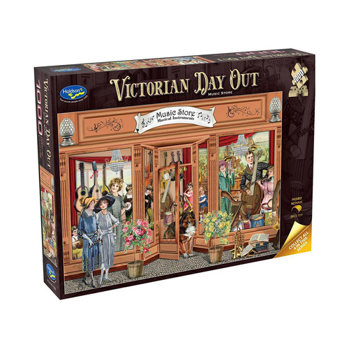 Holdson Victorian Day Out Music Store Jigsaw Puzzle 1000 Pieces (HOL778386)