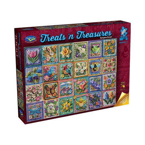 Holdson Treats N Treasures Ser 4 Crochet Jigsaw Puzzle 1000 Pieces (HOL778409)