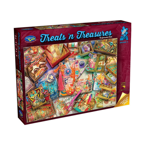 Holdson Treats N Treasures Ser 4 Journaler Jigsaw Puzzle 1000 Pieces (HOL778416)