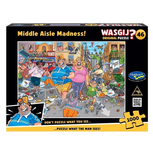 Holdson Wasgij? Original 46 Aisle Madness Jigsaw Puzzle 1000 Pieces (HOL778492)