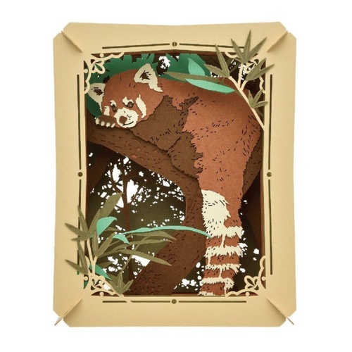 ENSKY Paper Theater Lesser Panda Three-Dimensional Craft Kit