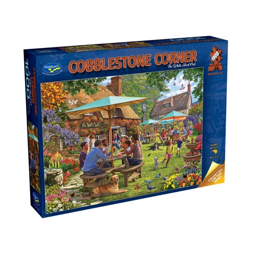 Holdson Cobblestone Corner S2: The White Hart Pub Jigsaw Puzzle 1000 Pieces