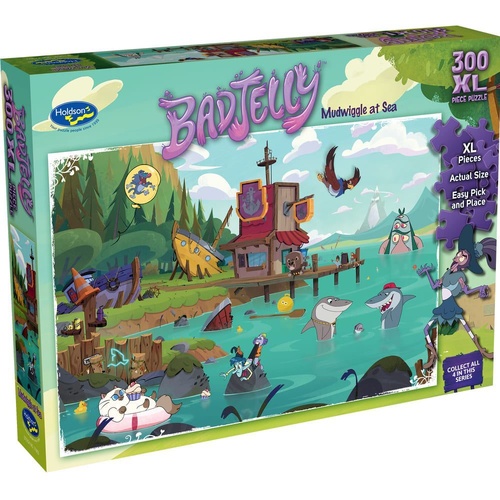 Holdson Badjelly: Mudwiggle at Sea Jigsaw Puzzle XL 300 Pieces