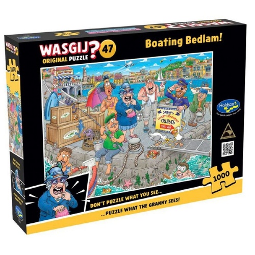 Holdson Wasgij? Original 47 Boating Bedlam! Jigsaw Puzzle 1000 Pieces