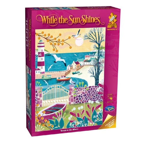 Holdson While the Sun Shines: Boats to Shore Jigsaw Puzzle 1000 Pieces