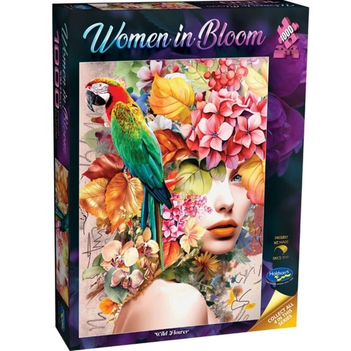 Holdson Woman in Bloom: Wild Flower Jigsaw Puzzle 1000 Pieces