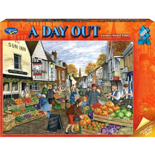 Holdson A Day Out: Farmers Market Today Jigsaw Puzzle 1000 Pieces