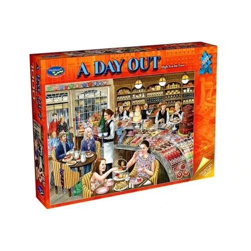 Holdson A Day Out: High Tea for Two Jigsaw Puzzle 1000 Pieces