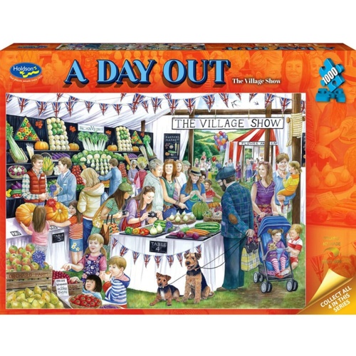 Holdson A Day Out: The Village Show Jigsaw Puzzle 1000 Pieces